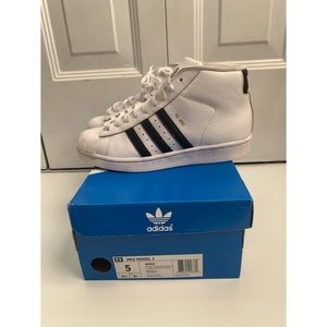 Boys high top Adidas